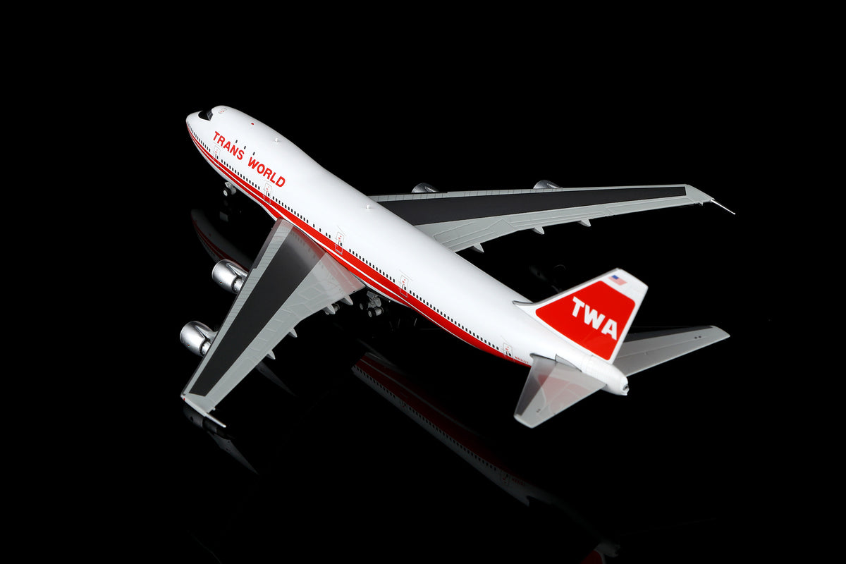 HX Models Trans World Airlines (TWA) Boeing 747-100 N93107 Twin Stripes