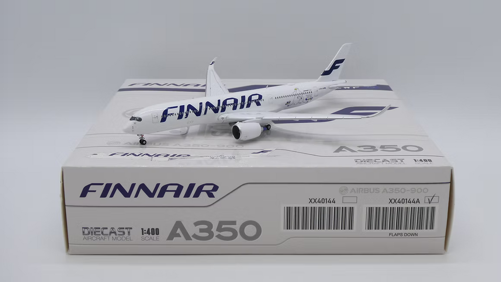 JC Wings 芬蘭航空 空中巴士 A350-900XWB OH-LWP「降落襟翼放下版 Flaps Down」1:400 飛機合金模型
