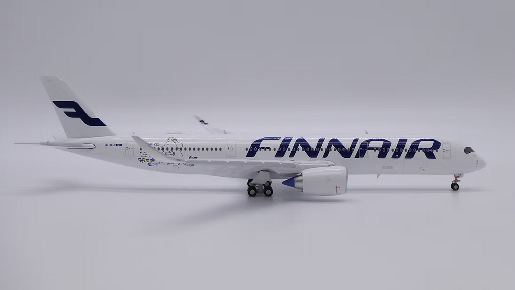 JC Wings 芬蘭航空 空中巴士 A350-900XWB OH-LWP「降落襟翼放下版 Flaps Down」1:400 飛機合金模型