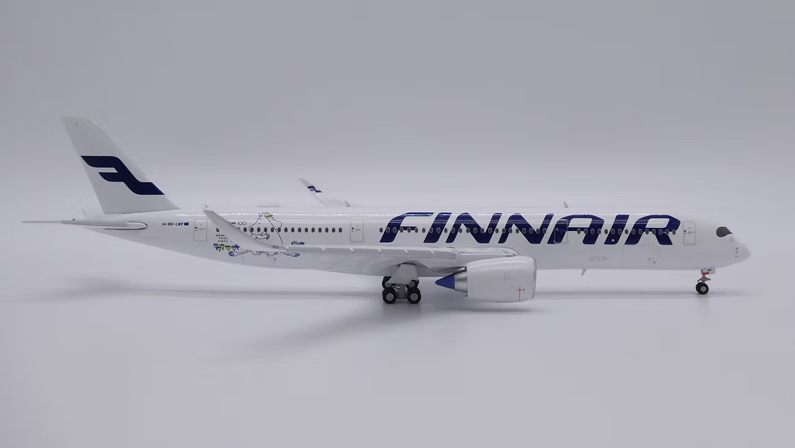 JC Wings 芬蘭航空 空中巴士 A350-900XWB OH-LWP「降落襟翼放下版 Flaps Down」1:400 飛機合金模型