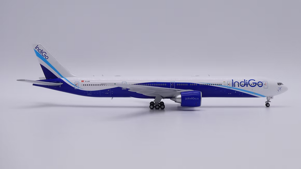 JC Wings 印度靛藍航空（IndiGo）波音 B777-300ER TC-LKD 1:400 飛機合金模型