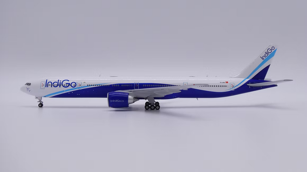 JC Wings 印度靛藍航空（IndiGo）波音 B777-300ER TC-LKD 1:400 飛機合金模型