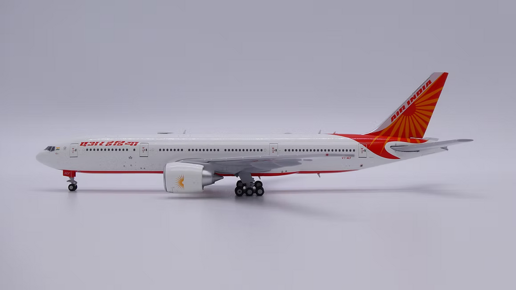 JC Wings 印度航空（Air India）波音 B777-200LR VT-AEF 1:400 飛機合金模型