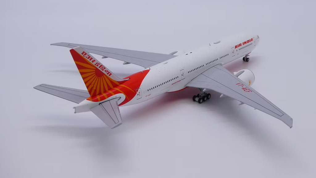 JC Wings 印度航空（Air India）波音 B777-200LR VT-AEF 1:400 飛機合金模型