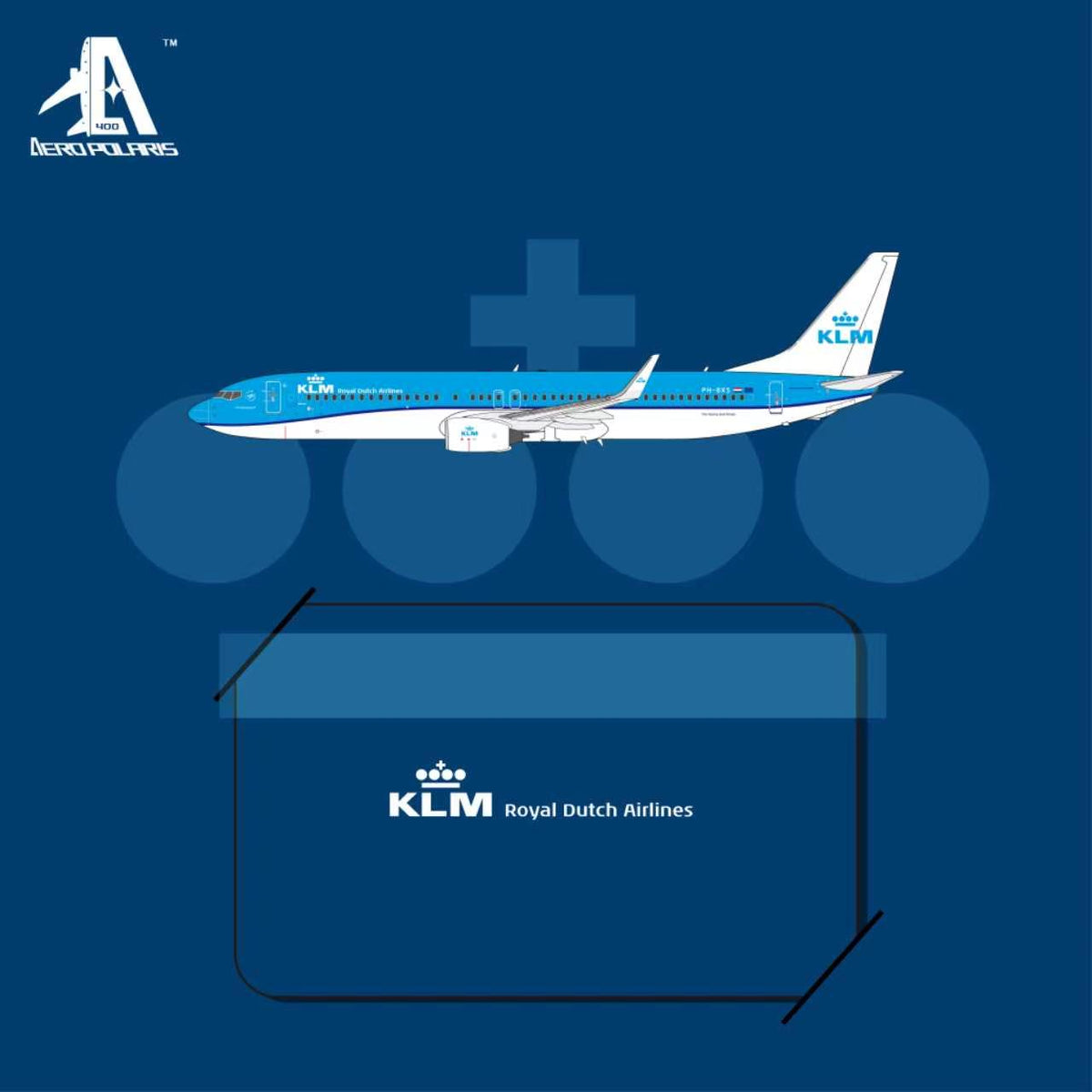 Aero Polaris 1/400 KLM Boeing 737-900 PH-BXS Scale Model